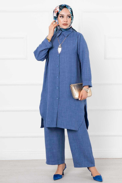 Keten Uzun İkili Takım MD20562 Keten Uzun İkili Takım MD20562