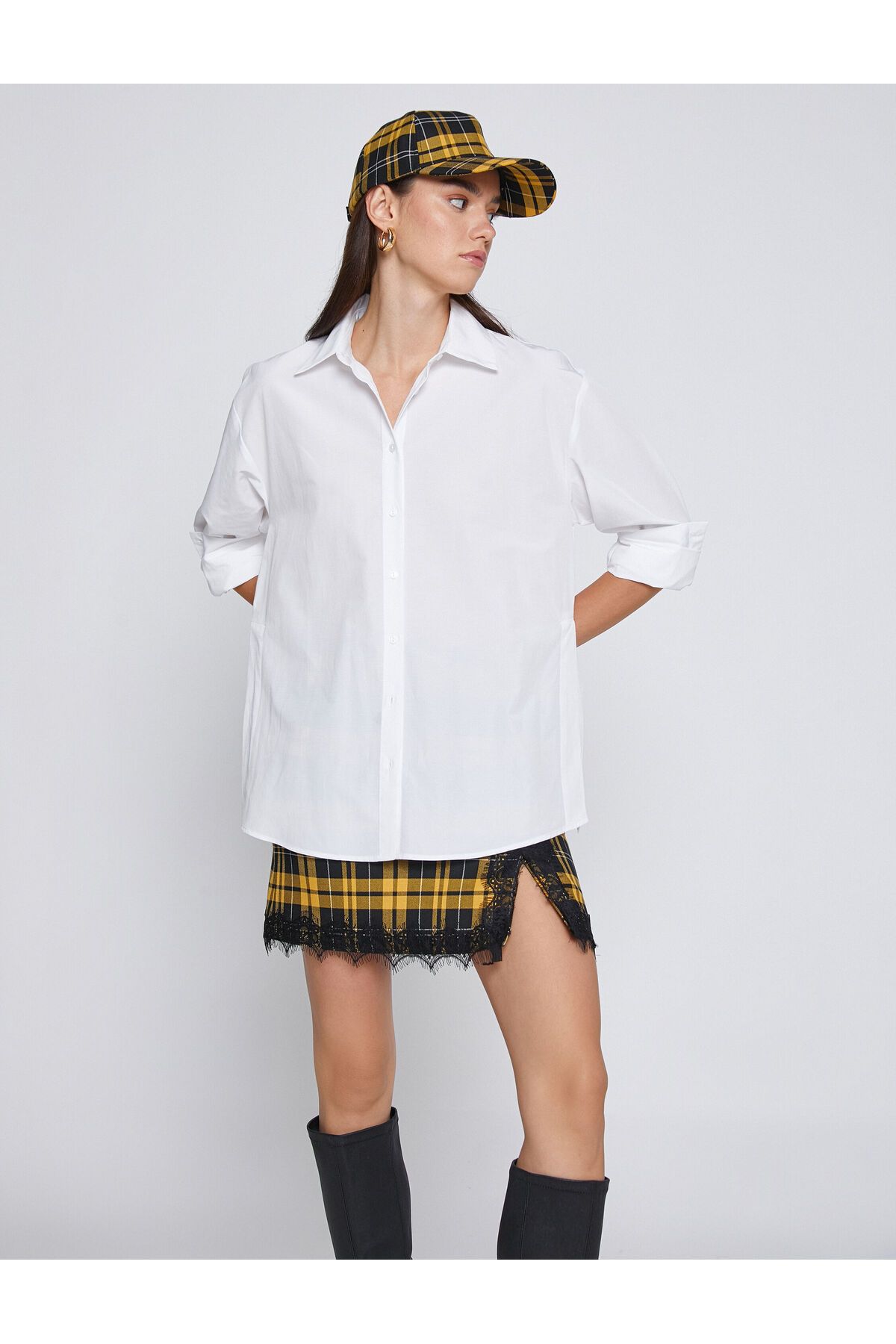 Oversize Poplin Gömlek Oversize Poplin Gömlek