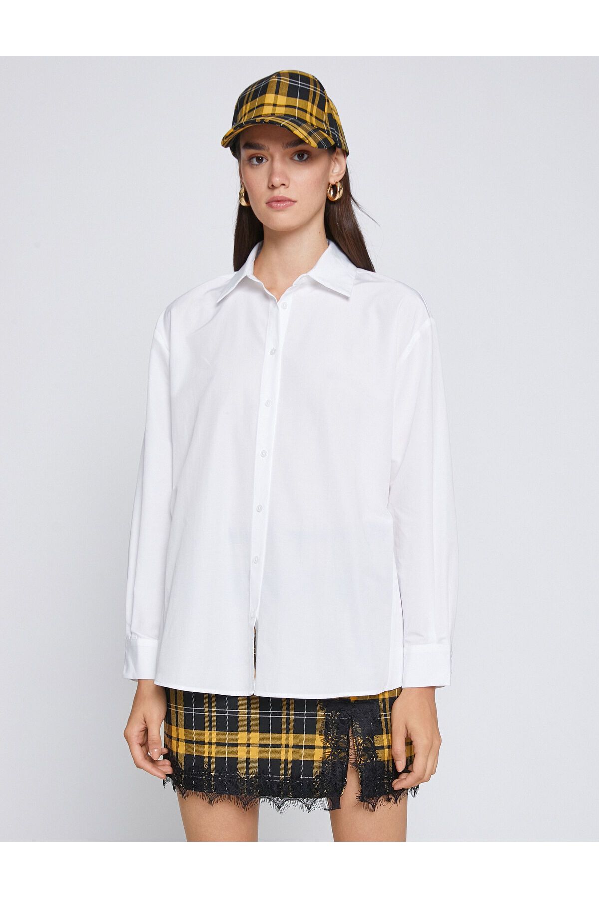 Oversize Poplin Gömlek Oversize Poplin Gömlek