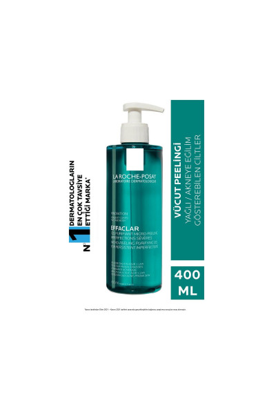 La Roche-posay Effaclar Mıcropeelıng Jel 400 Ml La Roche-posay Effaclar Mıcropeelıng Jel 400 Ml