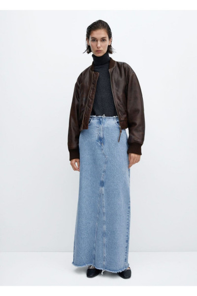Uzun Denim Etek Uzun Denim Etek