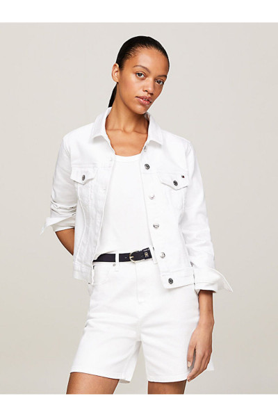 Slim Fit Denim Trucker Jacket