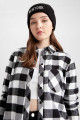 Regular Fit Kareli Flanel Uzun Kollu %100 Pamuk Gömlek X6263az23sp