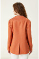 Turuncu Tweed Blazer Turuncu Tweed Blazer