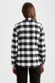 Regular Fit Kareli Flanel Uzun Kollu %100 Pamuk Gömlek X6263az23sp