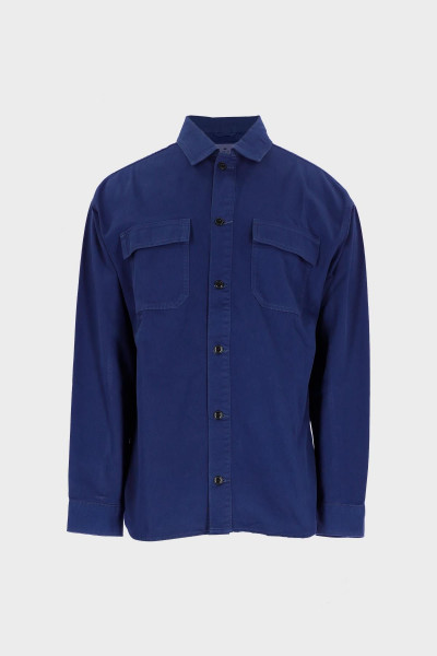 Mavi Regular Fit Patı Düğmeli Jean Gömlek C 4553-093