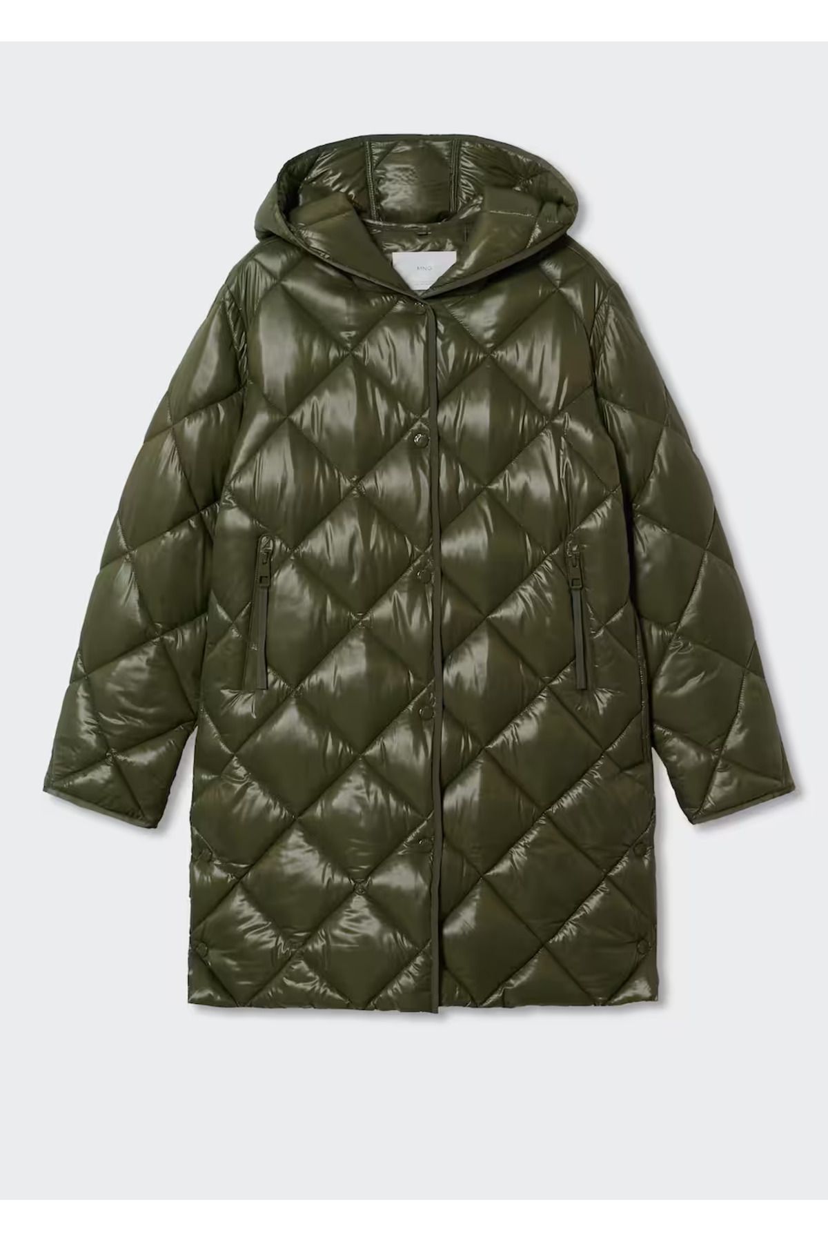 Kapüşonlu kapitone anorak Kapüşonlu kapitone anorak