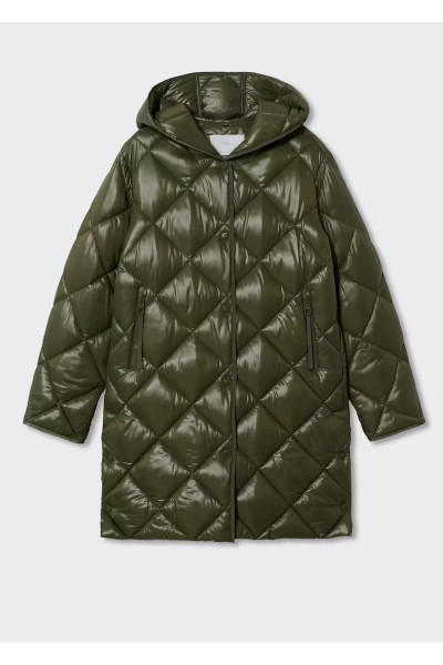 Kapüşonlu kapitone anorak Kapüşonlu kapitone anorak