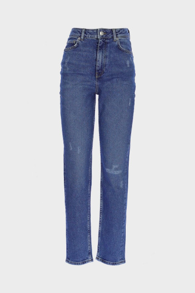 Sydney Orta Mavi Yüksek Bel Patı Fermuarlı Yıpratma Detaylı Jean Pantolon C 4529-055 Sydney Orta Mavi Yüksek Bel Patı Fermuarlı Yıpratma Detaylı Jean Pantolon C 4529-055