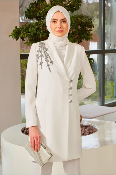 Taş Baskili Pantolonlu Takim 30326