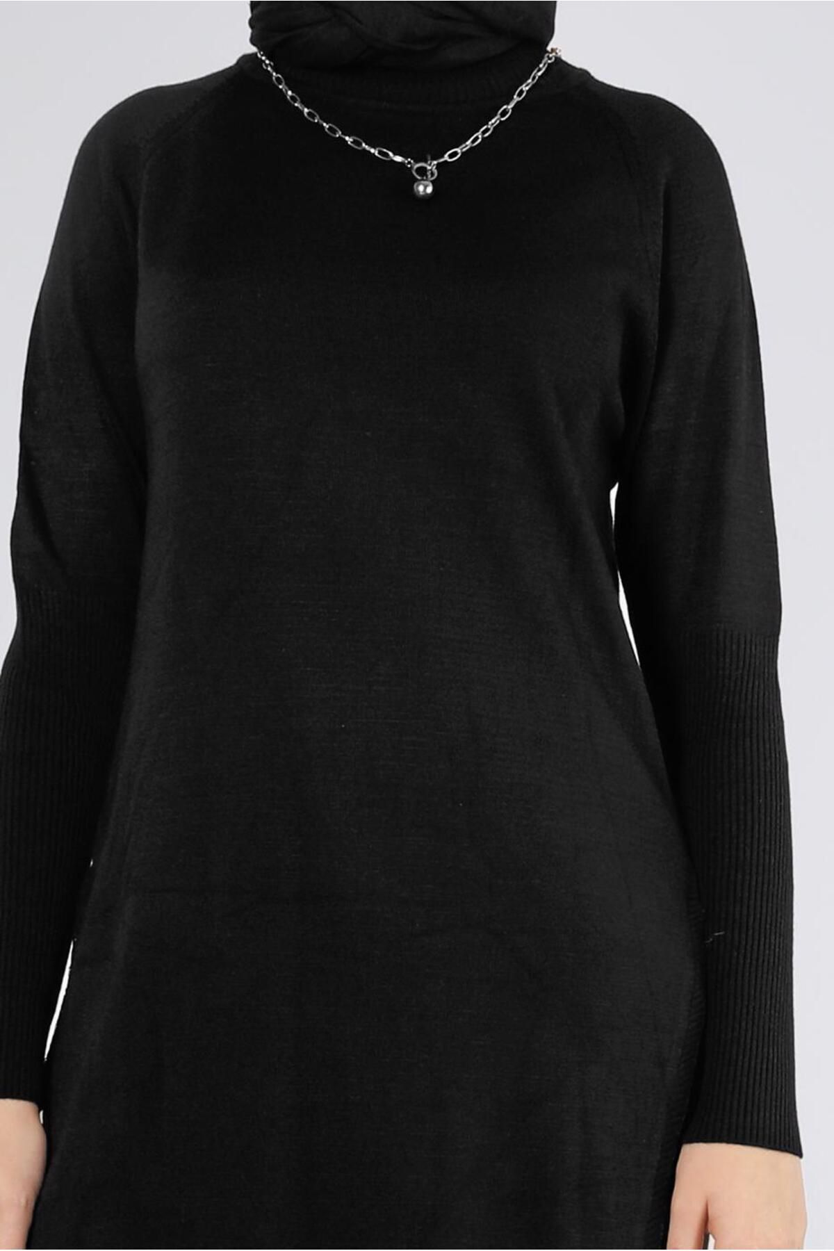 YIRTMAÇ DETAYLI BASIC TRİKO TUNİK 43160 YIRTMAÇ DETAYLI BASIC TRİKO TUNİK 43160