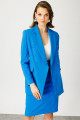 Kruvaze Yarım Astarlı Uzun Ceket Saks Kruvaze Yarım Astarlı Uzun Ceket Saks