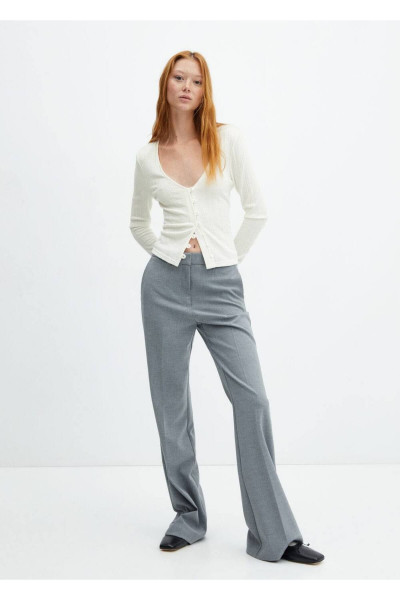 Mücevher düğmeli çizgili hırka Mücevher düğmeli çizgili hırka