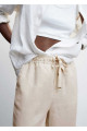 Keten Jogger Pantolon Keten Jogger Pantolon