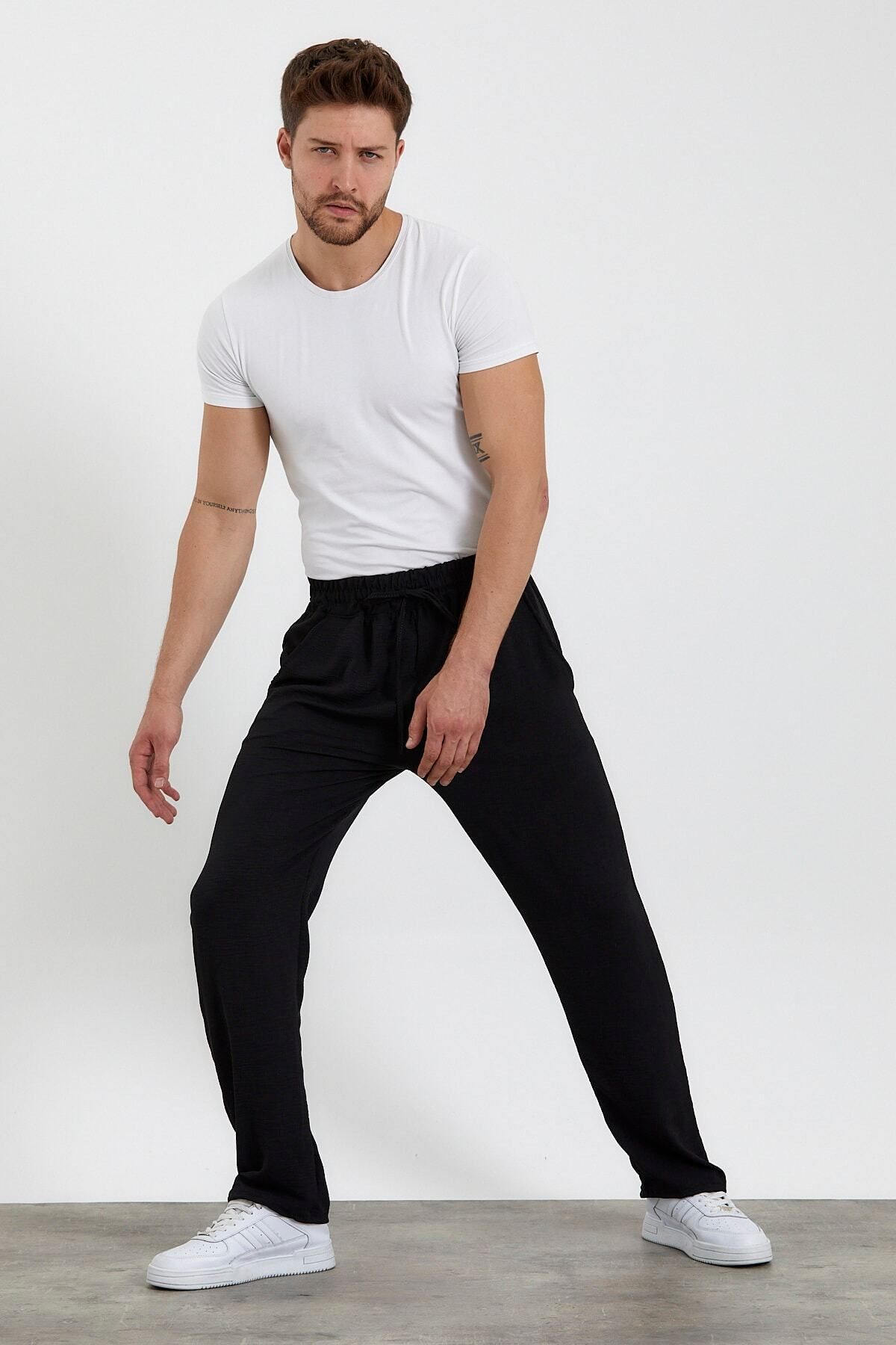 Unisex Oversize Gri Aerobin Keten Yazlık Ince Salaş Alt Jogger Pantolon Unisex Oversize Gri Aerobin Keten Yazlık Ince Salaş Alt Jogger Pantolon