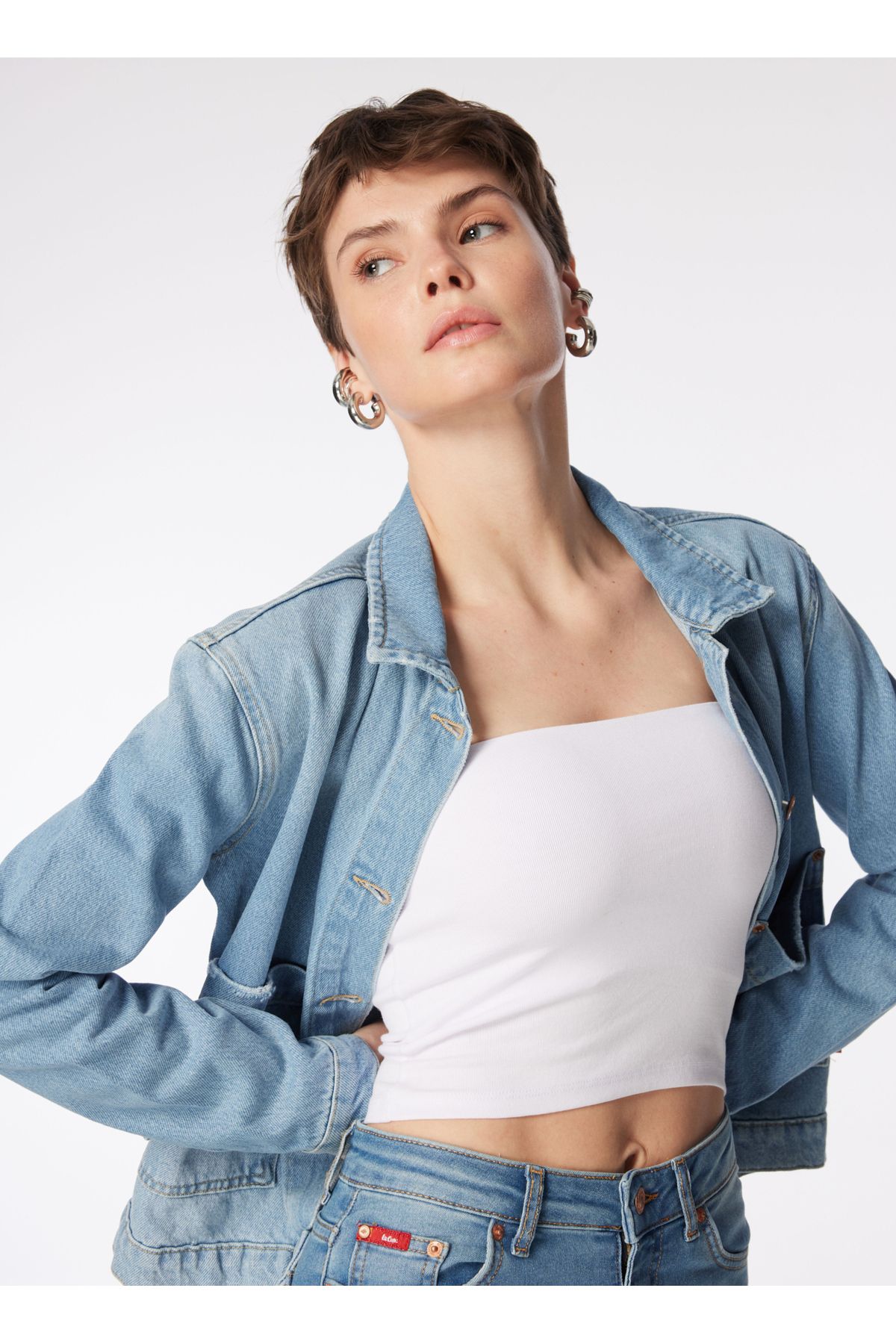 Mavi Kadın Denim Ceket 242 LCF 131005 LINDA DENIM Mavi Kadın Denim Ceket 242 LCF 131005 LINDA DENIM