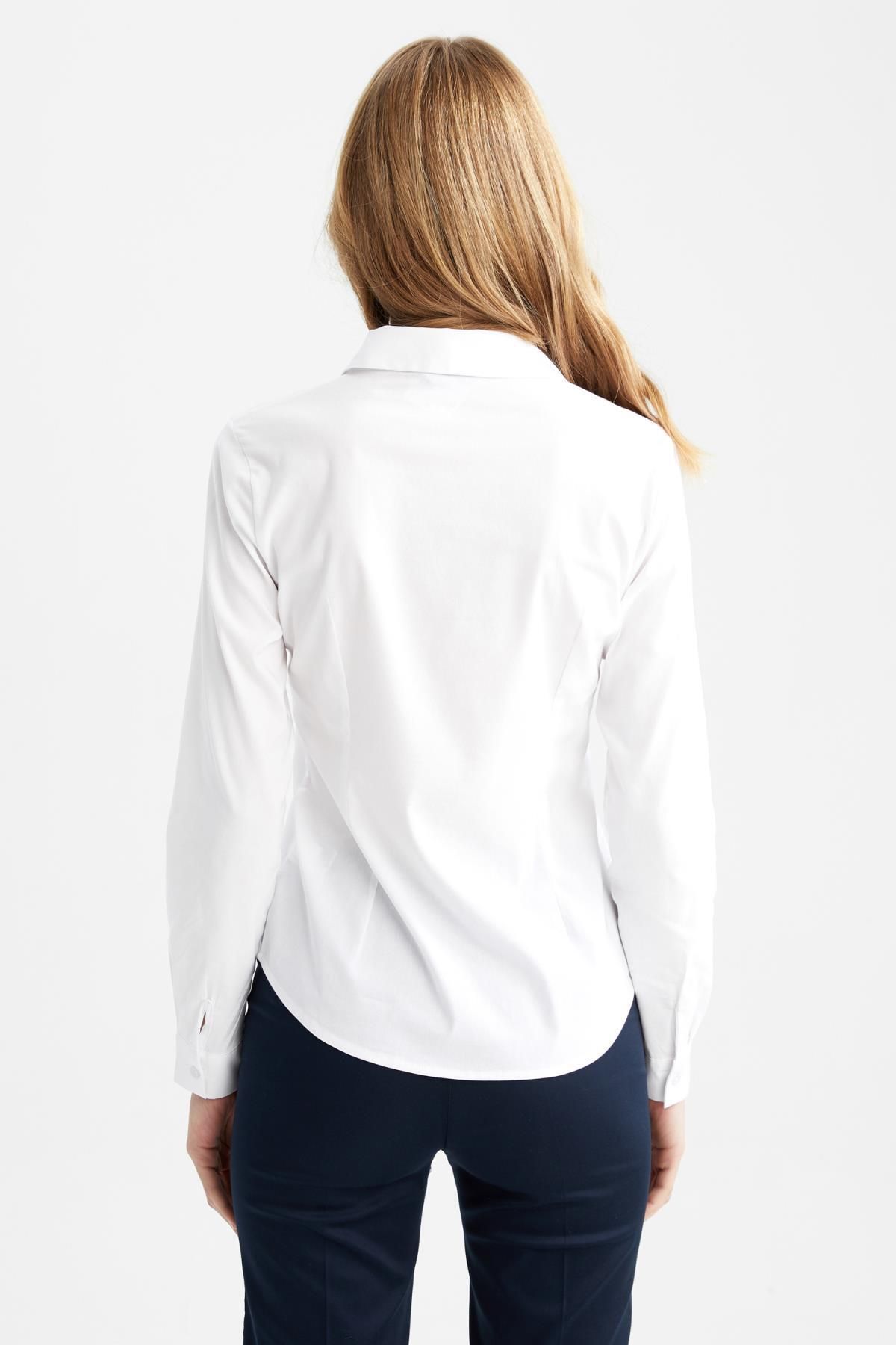 Regular Fit Basic Uzun Kollu Gömlek I5278az23sp