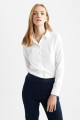 Regular Fit Basic Uzun Kollu Gömlek I5278az23sp