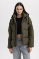 Su Geçirmez Kapüşonlu Suni Kürklü Puffer Şişme Mont A0757ax23wn Su Geçirmez Kapüşonlu Suni Kürklü Puffer Şişme Mont A0757ax23wn