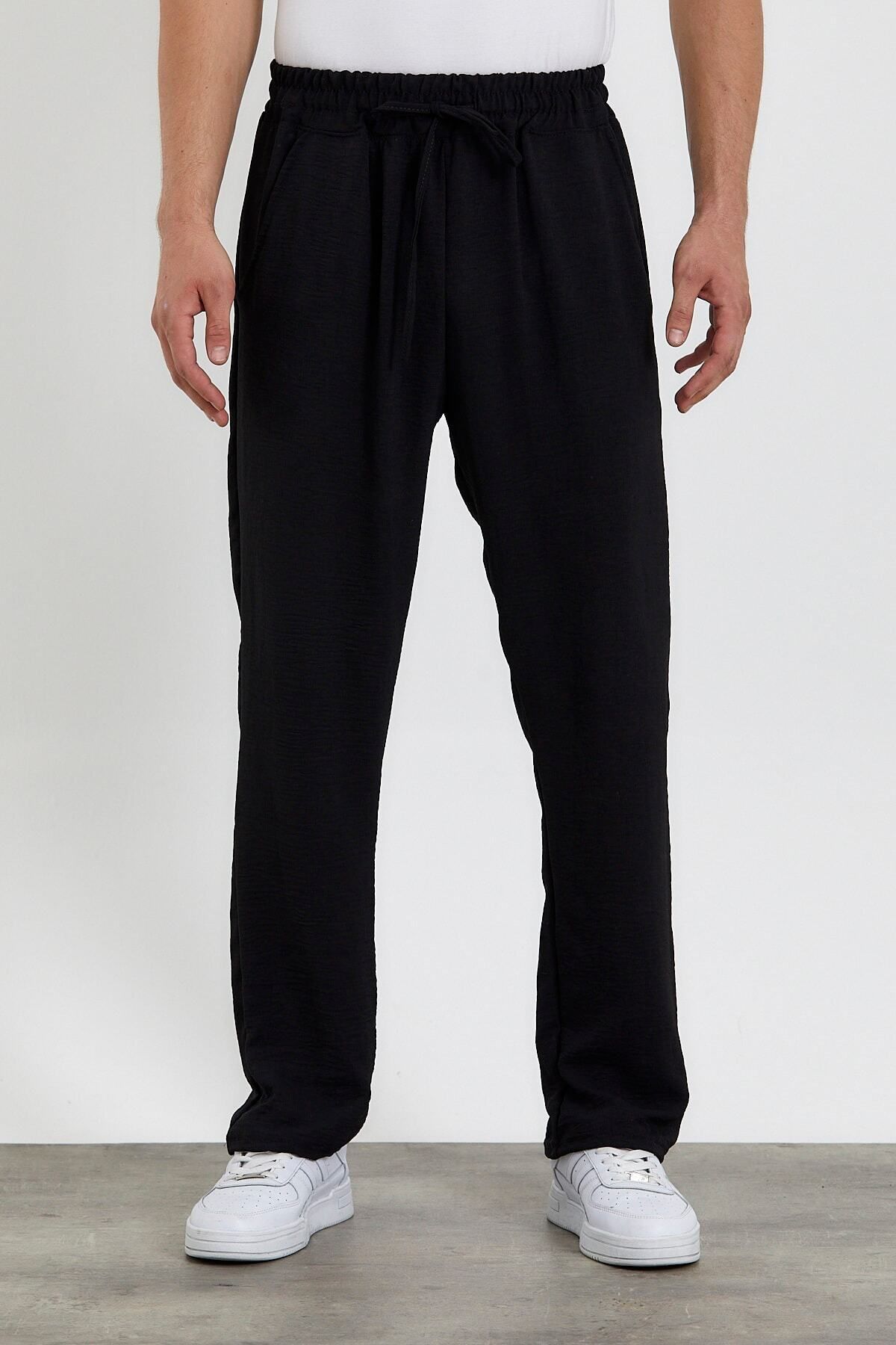 Unisex Oversize Gri Aerobin Keten Yazlık Ince Salaş Alt Jogger Pantolon Unisex Oversize Gri Aerobin Keten Yazlık Ince Salaş Alt Jogger Pantolon
