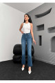 Yüksek Bel Full Length - Stretch Flare Jean Yüksek Bel Full Length - Stretch Flare Jean