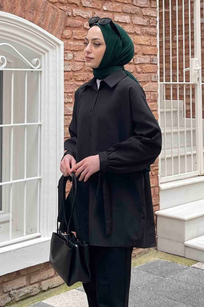 Kol Detaylı Gömlek