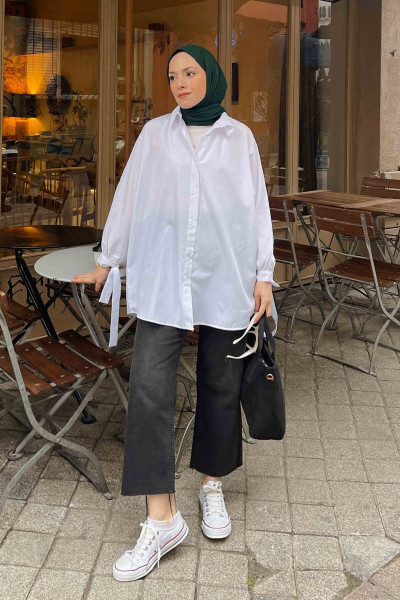 Kol Detaylı Gömlek