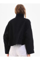 Kısa Gabardin Crop Ceket Kısa Gabardin Crop Ceket