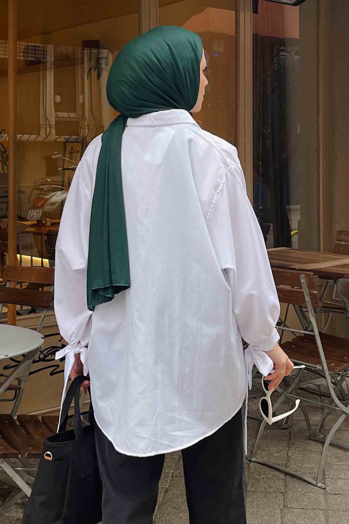 Kol Detaylı Gömlek Kol Detaylı Gömlek
