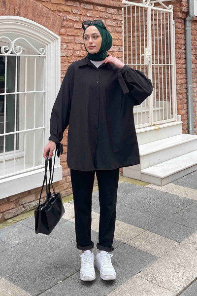 Kol Detaylı Gömlek