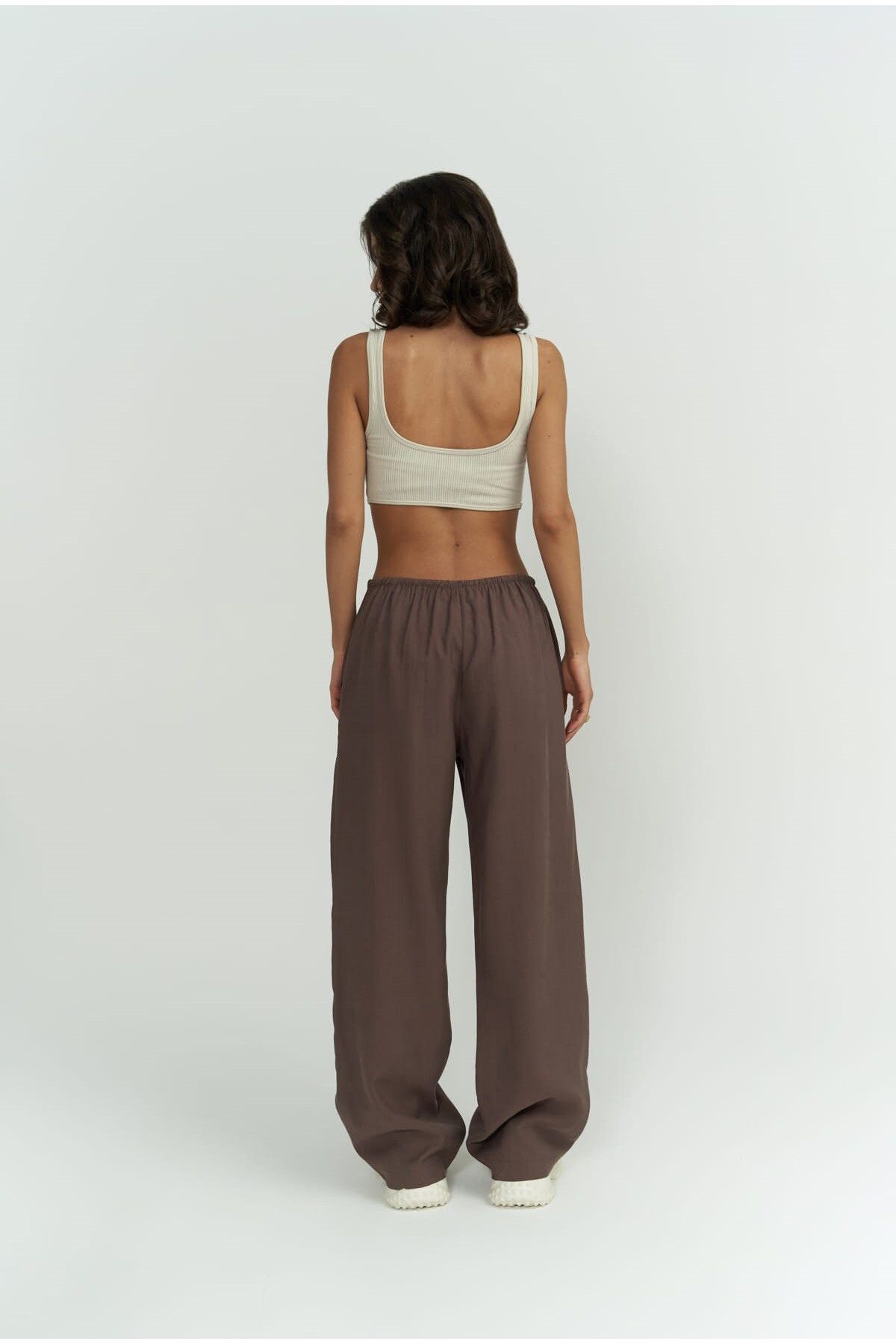 Paris Kahve Basic Pantolon Paris Kahve Basic Pantolon