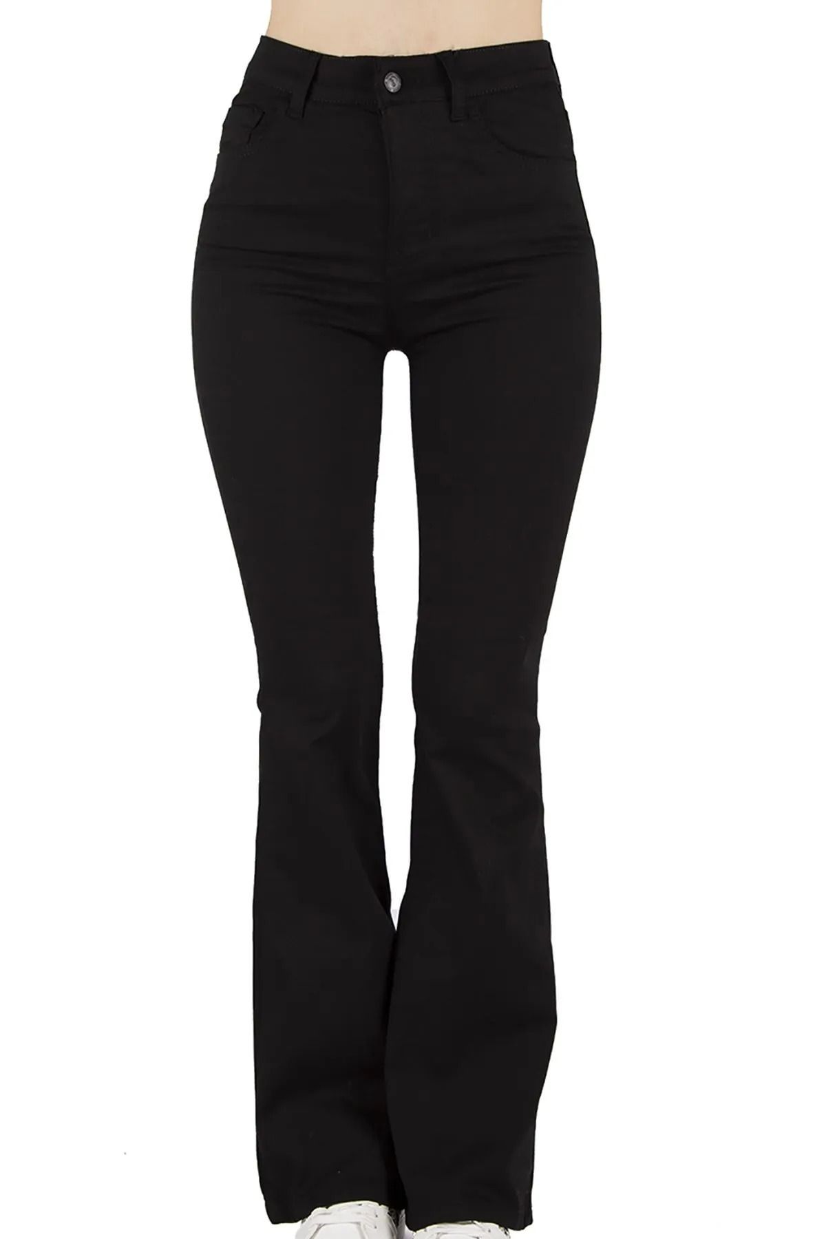 Royal Flare Jeans Ispanyol Kot Yüksek Bel Solmaz Siyah Ispanyol Kot Pantolon ( Likralı ) Royal Flare Jeans Ispanyol Kot Yüksek Bel Solmaz Siyah Ispanyol Kot Pantolon ( Likralı )