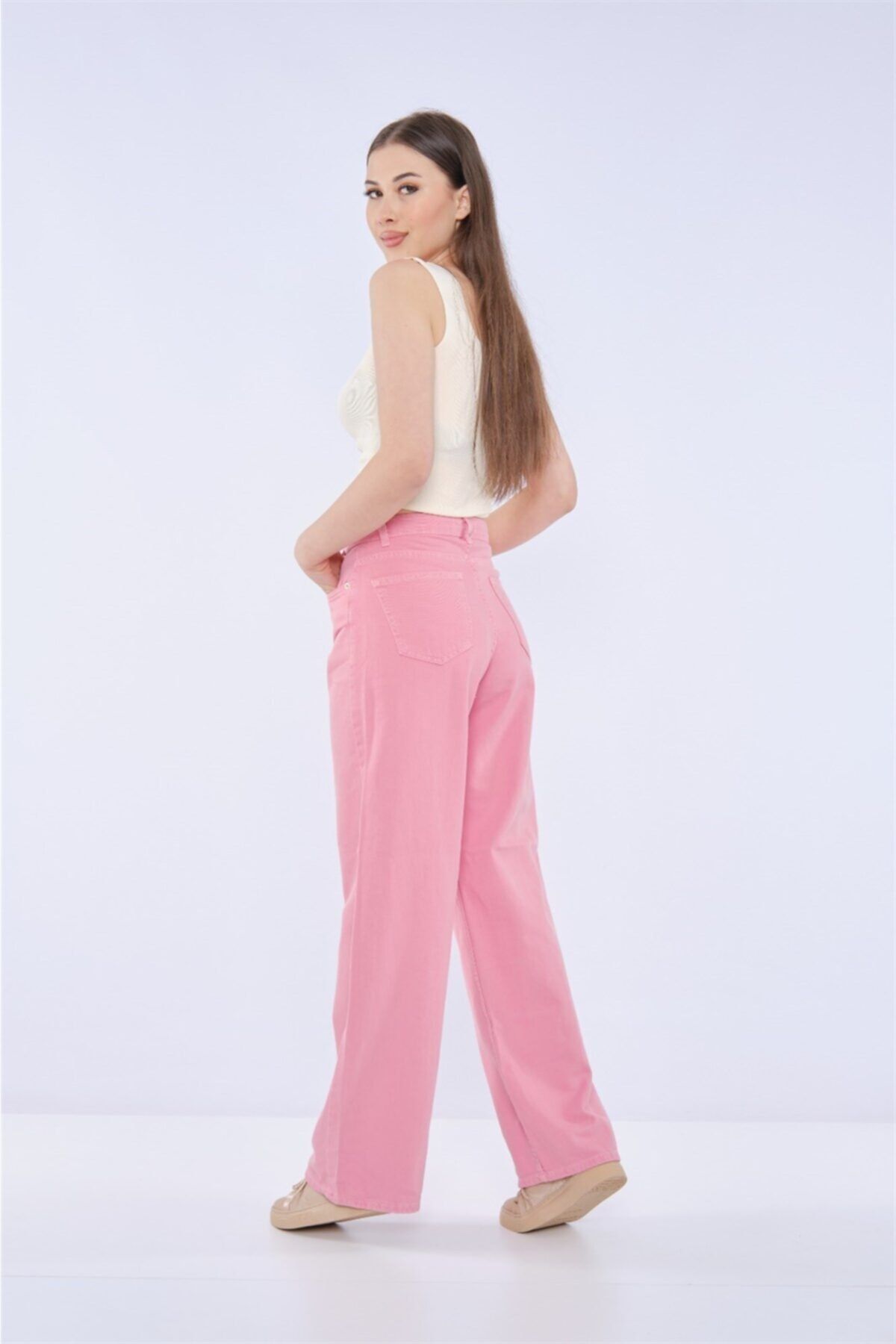 Kadın Pembe Bol Pantolon 9876141 Kadın Pembe Bol Pantolon 9876141