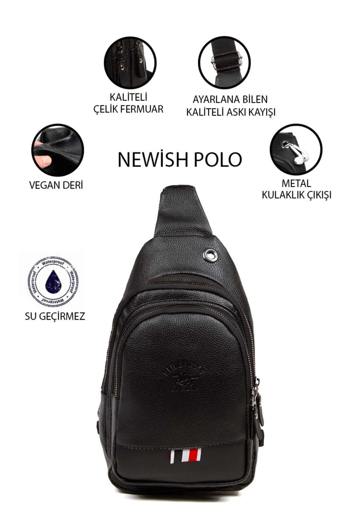 Unisex Siyah Vegan Deri Kulaklık Çıkışlı Çapraz Omuz Çantası Bel Çantası Günlük Çanta Unisex Siyah Vegan Deri Kulaklık Çıkışlı Çapraz Omuz Çantası Bel Çantası Günlük Çanta