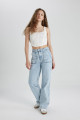Wide Leg Kargo Yüksek Bel Uzun Jean Yıkamalı Pantolon B8249ax24sp Wide Leg Kargo Yüksek Bel Uzun Jean Yıkamalı Pantolon B8249ax24sp