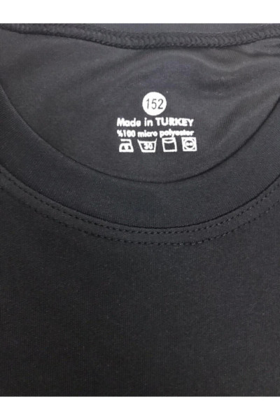 Unisex Siyah Atatürk Baskılı Tişört Unisex Siyah Atatürk Baskılı Tişört