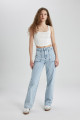 Wide Leg Kargo Yüksek Bel Uzun Jean Yıkamalı Pantolon B8249ax24sp Wide Leg Kargo Yüksek Bel Uzun Jean Yıkamalı Pantolon B8249ax24sp