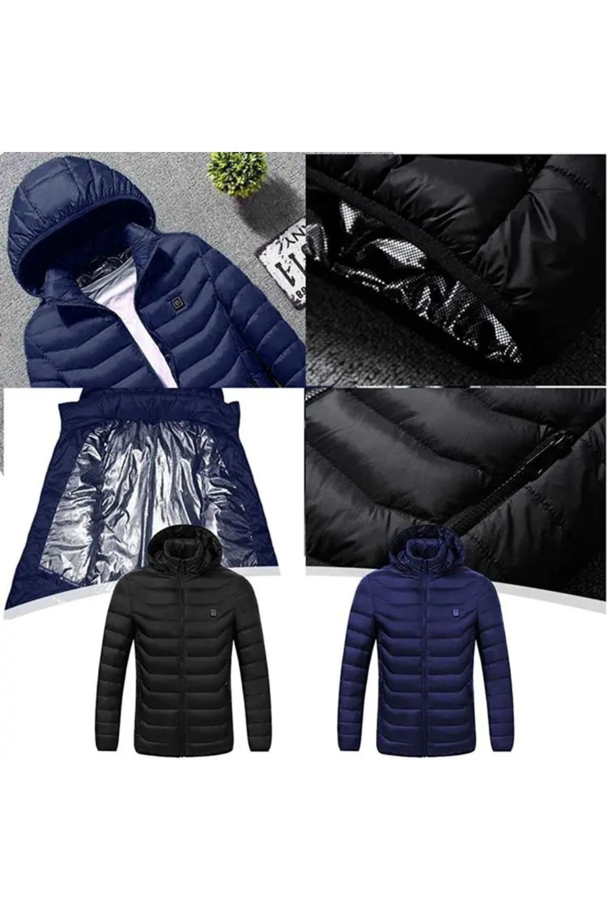 Yeni Erkekler Ve Kadınlar Için Iısıtmalı Ceket Usb Şarjlı Elektrikli Vücut Isıtıc Yeni Erkekler Ve Kadınlar Için Iısıtmalı Ceket Usb Şarjlı Elektrikli Vücut Isıtıc