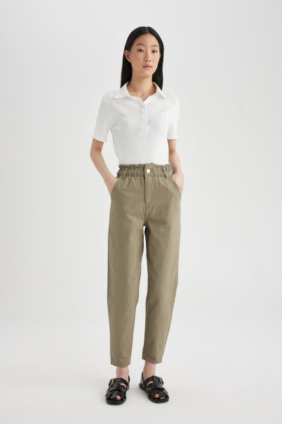 Paperbag Gabardin Pantolon Yüksek Bel Cepli Basic Düz Standart Paça S2790az24sm Paperbag Gabardin Pantolon Yüksek Bel Cepli Basic Düz Standart Paça S2790az24sm