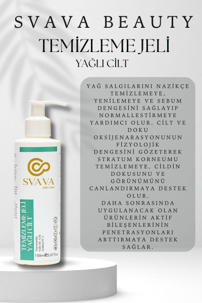 Yüz Temizleme Jeli Yağlı Cilt Arındırıcı Canlandırıcı Sivilce Akne Karşıtı 150ml Yüz Temizleme Jeli Yağlı Cilt Arındırıcı Canlandırıcı Sivilce Akne Karşıtı 150ml