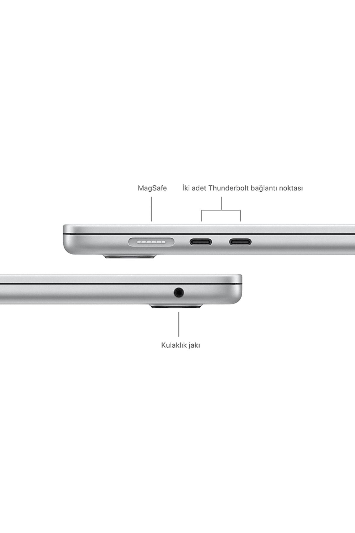 MRYQ3TU/A/Macbook Air/M3/8/512/10/15 inç /Silver MRYQ3TU/A/Macbook Air/M3/8/512/10/15 inç /Silver