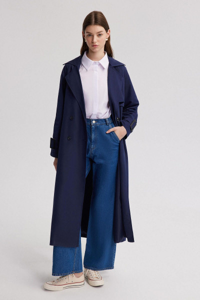 TOKA DETAYLI OVERSIZE TRENÇKOT TOKA DETAYLI OVERSIZE TRENÇKOT