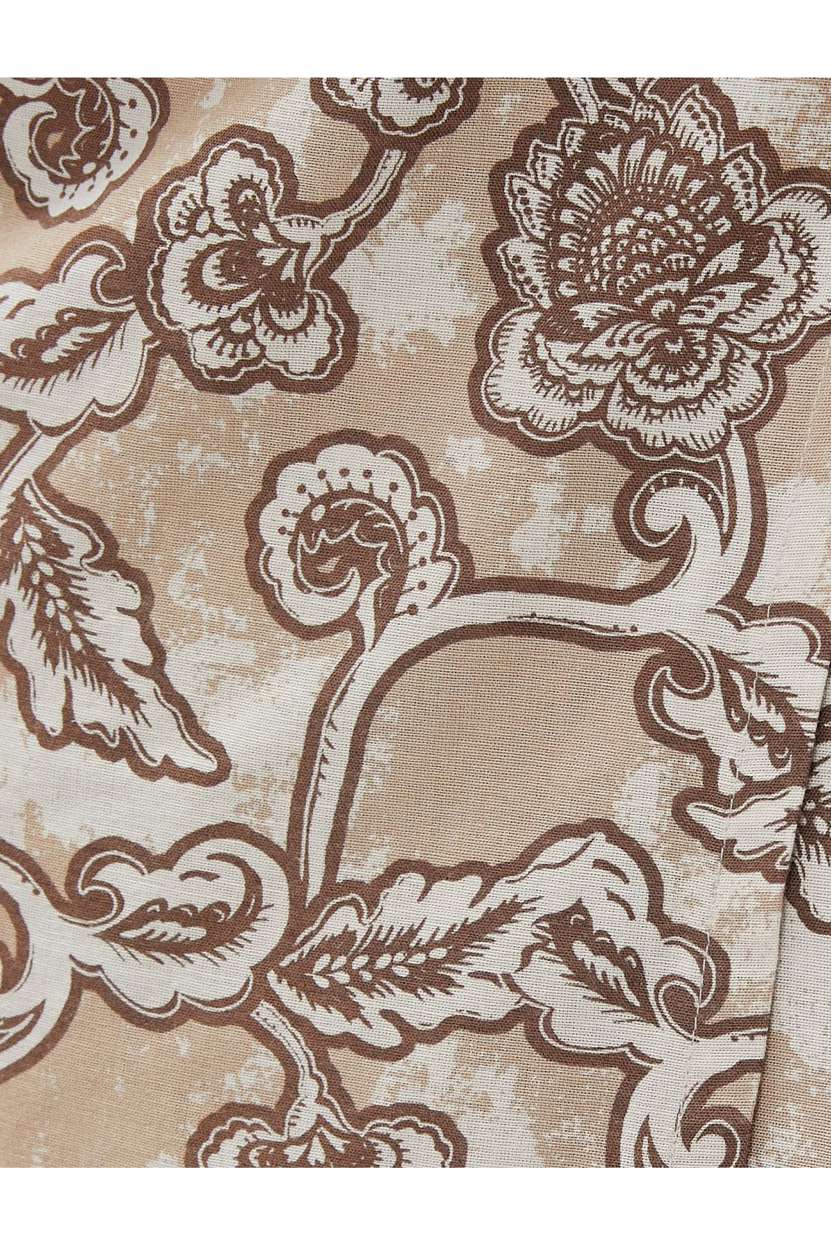 Sarong Etek Keten Karışımlı Bağlama Detaylı Sarong Etek Keten Karışımlı Bağlama Detaylı