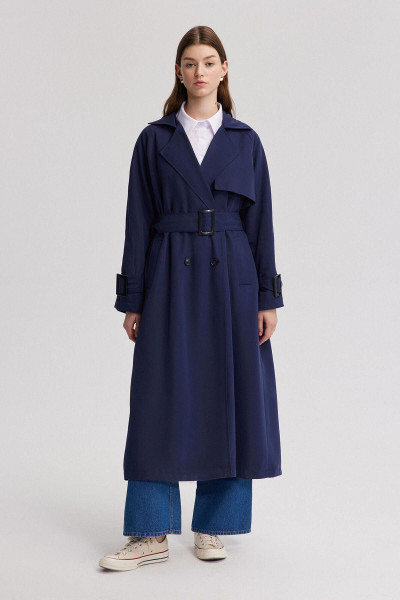 TOKA DETAYLI OVERSIZE TRENÇKOT TOKA DETAYLI OVERSIZE TRENÇKOT