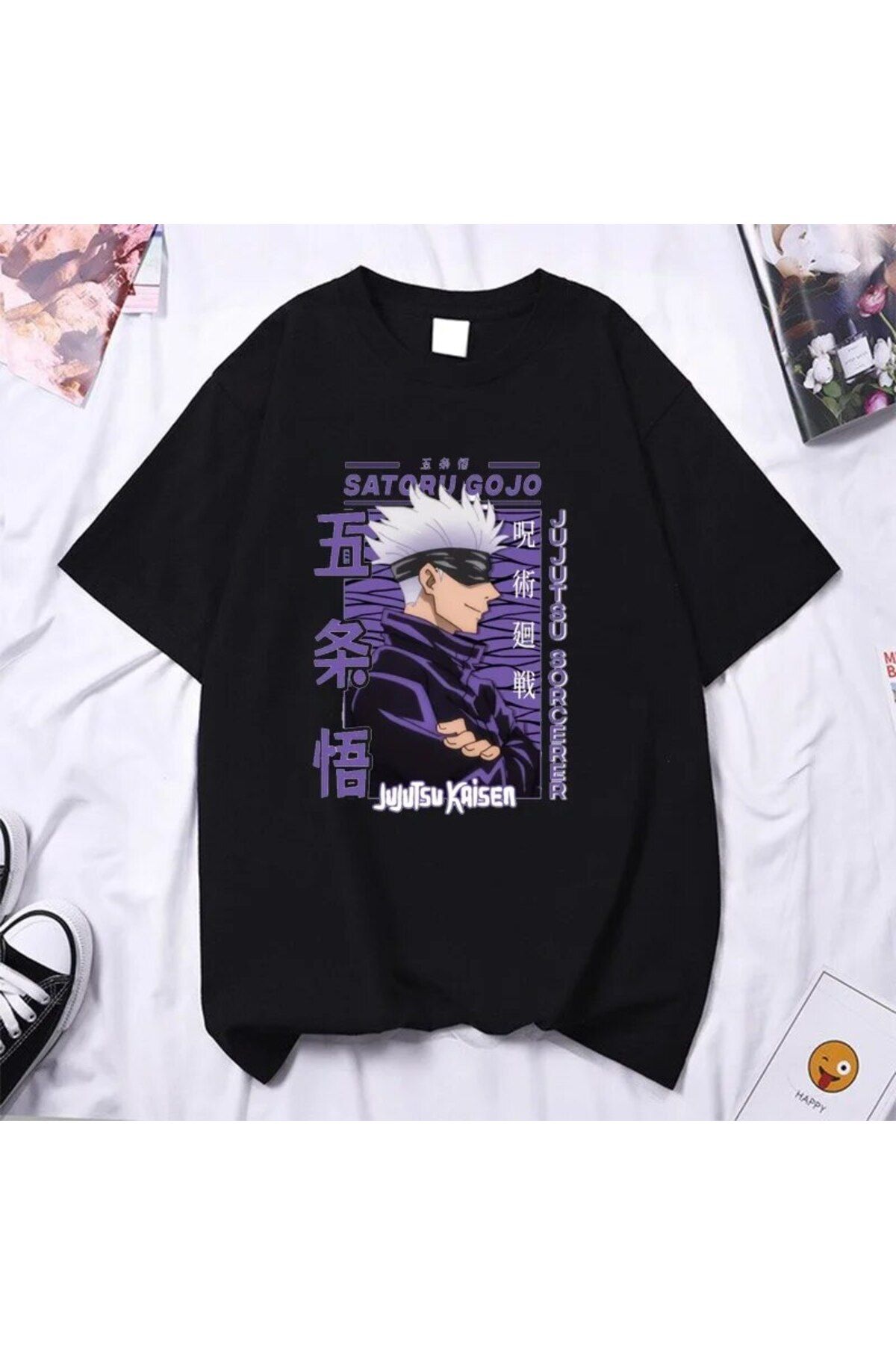 Sotoro Gojo Anime Jujutsu Unisex T-shirt model56 Sotoro Gojo Anime Jujutsu Unisex T-shirt model56