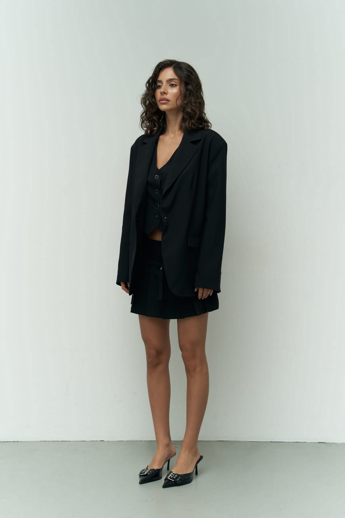 Mai Collection Pietro Yelekli Siyah Blazer