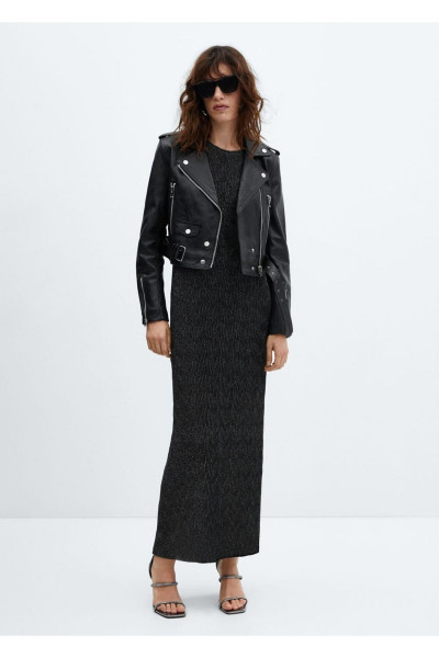 Yırtmaçlı lureks elbise Yırtmaçlı lureks elbise