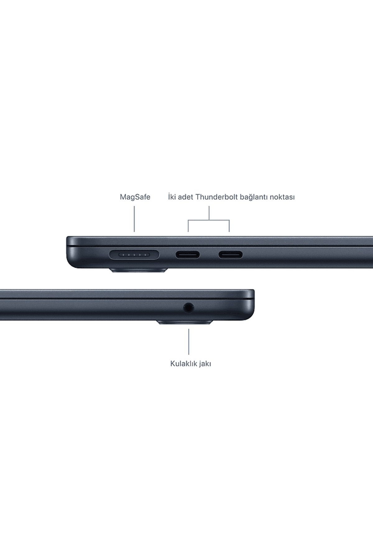 MRXW3TU/A/Macbook Air/M3/8/512/8/13 inç/Midnight MRXW3TU/A/Macbook Air/M3/8/512/8/13 inç/Midnight