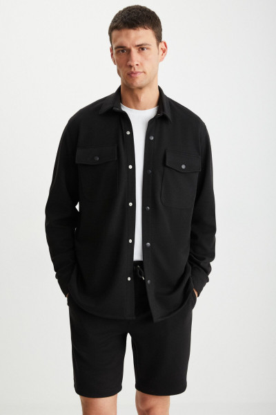 RAMADANP015 Siyah Gömlek