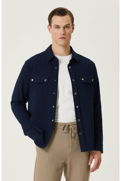 Lacivert Dış Gömlek Lacivert Dış Gömlek